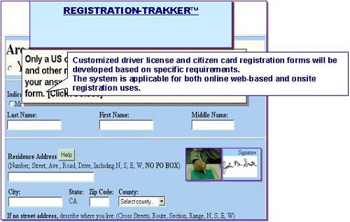 Online Form Screenshot
