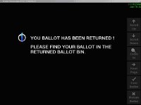PBOS Main Screenshot with Message for Return